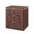 24" Fluted Nightstand With 3 Drawers, Mid Century Modern Wood Night Stand With Metal Handle-568237620