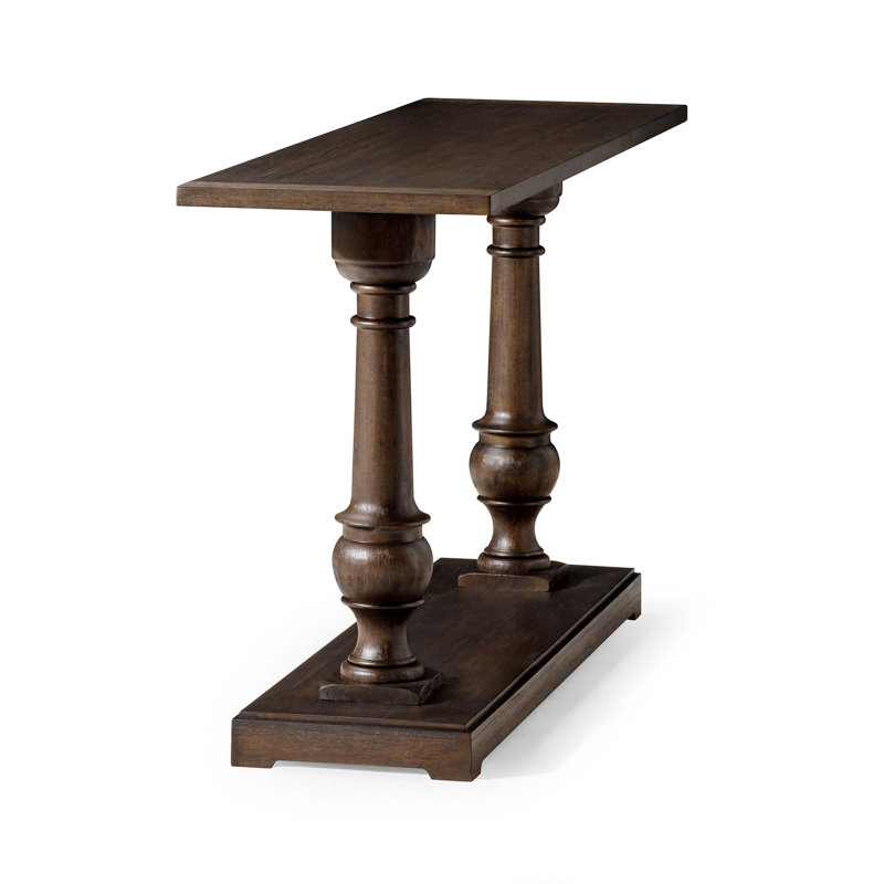 Arthur 60" Antiqued Brown Solid Wood Console Table