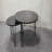 27.56'' Round Nesting Coffee Table Set Of 2, Circular Nesting End Table Set, Round Marble Tabletop, And Sturdy Metal Base For Living Room, Bedroom-774843582