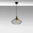 Metal Body Adjustable Height Single Cage Pendant