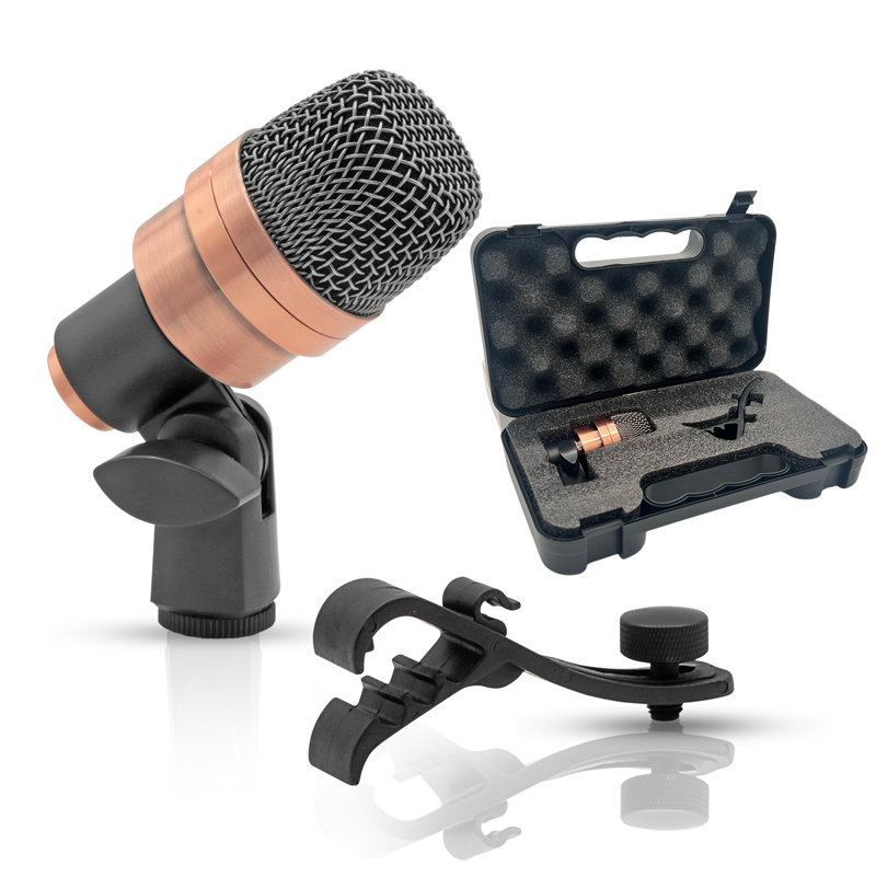 5 Core Snare Microphone XLR Wired Uni Directional Tom Drum and Other Musical Instrument Mic 