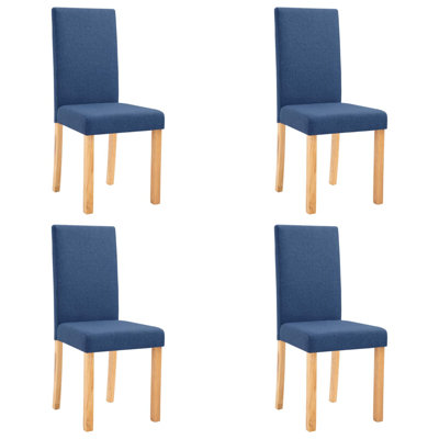 Dining Chairs Side Chair with Solid Wood Legs for Home Kitchen Fabric