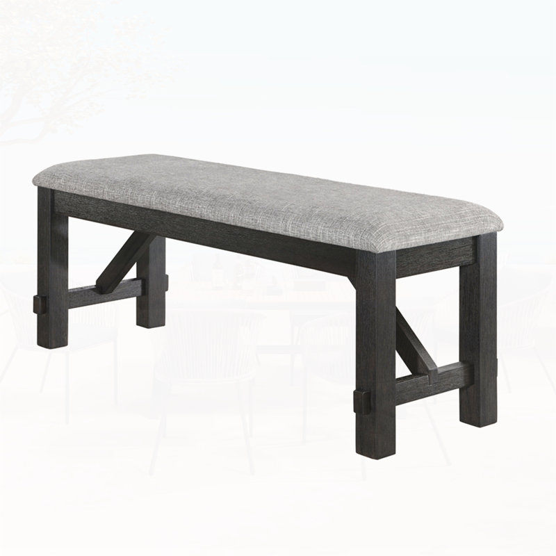 Banc de finition de siège rembourré, Gris anthracite