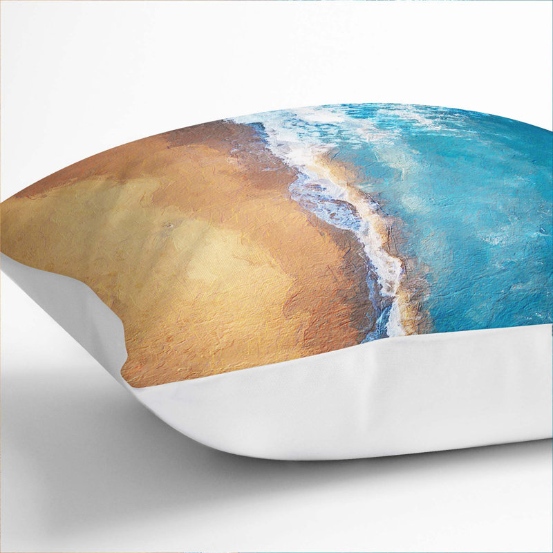 Square Throw Cushion, White, 55 x 55 cm