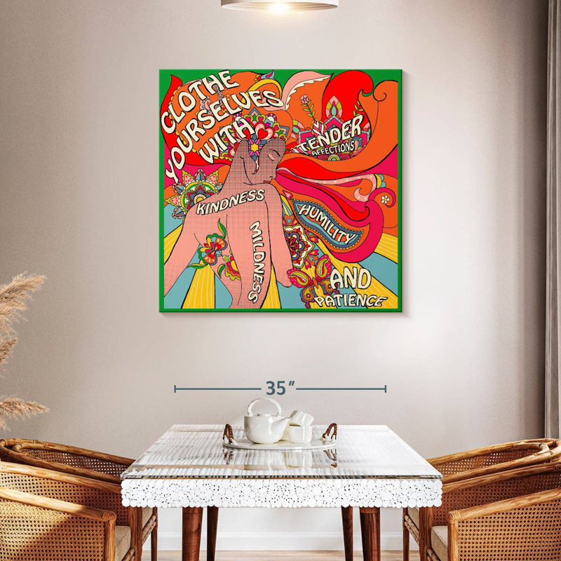 Tergel Self Kindness, 39" H x 39" W