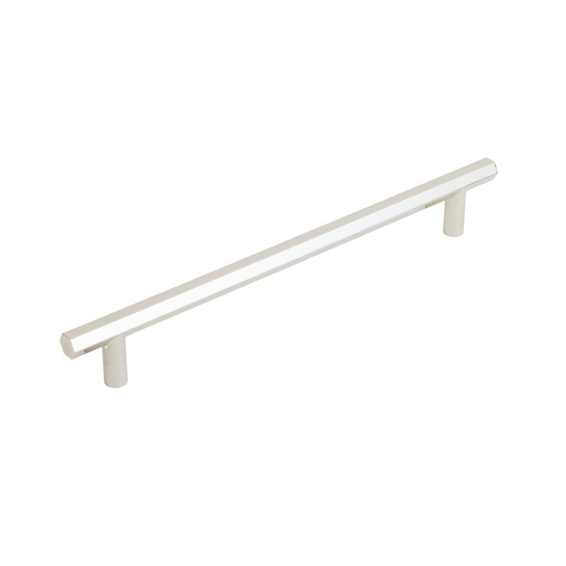 Emtek Mod Hex Appliance Pull 12" Center-to-Center, Polished Nickel