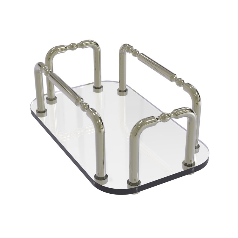 Plat à savon autonome Gober, Nickel poli