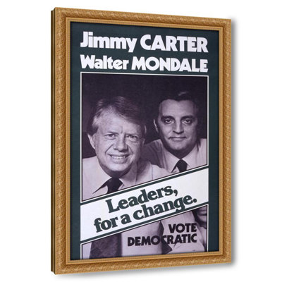 Jimmy Carter, Walter Mondale Leaders, for a change. Vote Democratic. (1976)