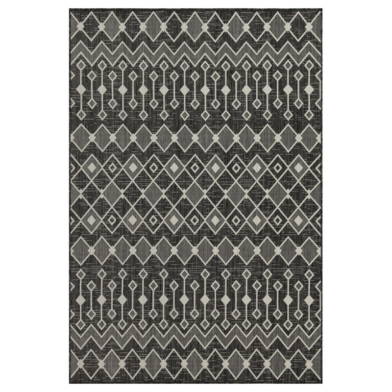 Sunshine Collection 5 Ft. 3 In. X 7 Ft. 3 In. Indoor/outdoor Area Rug - Flatweave Polypropylene Rug For High-traffic Areas