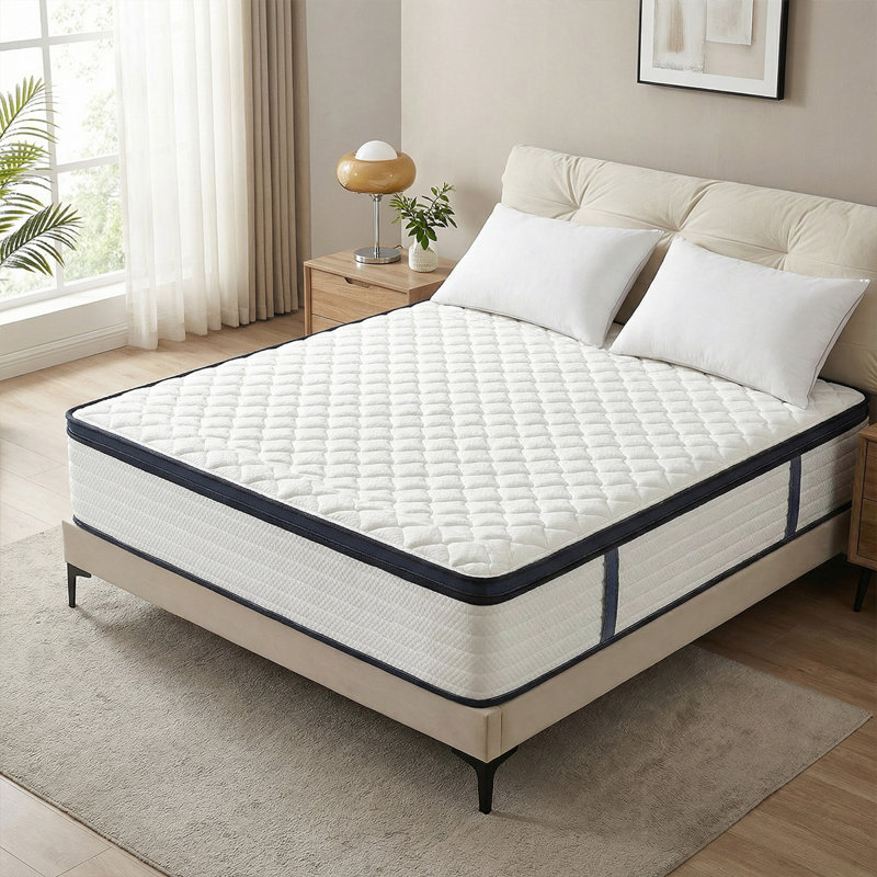 Cooling Gel Memory Foam Hybrid Mattress, OEKO-TEX® Certified, Mattress In A Box, King, 10"