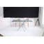 Modern Rectangular Tempered Glass Table And Silver Iron Frame-1756286818-1756286820