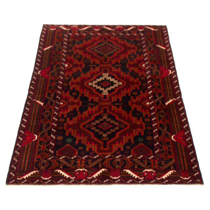 Teimani Red Rug 3'7" x 6'0"
