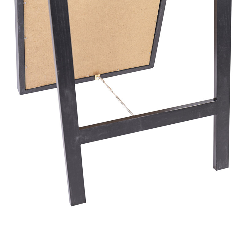 Wood Flat Floor Mirror