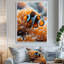Art de mur de corail orange blanc et corail - merveille de corail-718927540-718927550