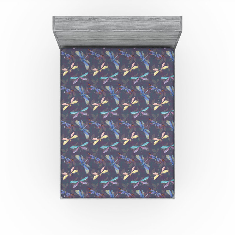 Multicolore drap-housse Ambesonne Nature Art, Drap-housse très grand californien