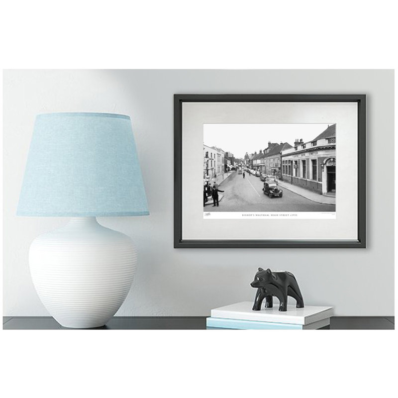 Hucclecote, The Main Road C1955 by Francis Frith - Single Picture Frame Print, 40cm H x 50cm W x 2.3cm D