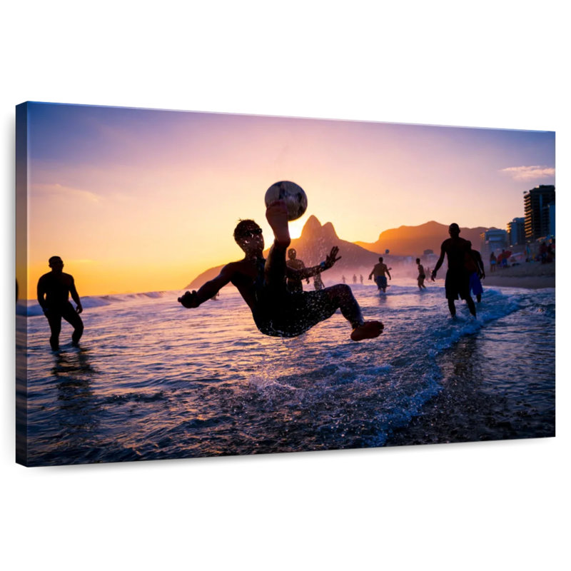 Sport de football sur plage Sireci, H 24 po x l 36 po