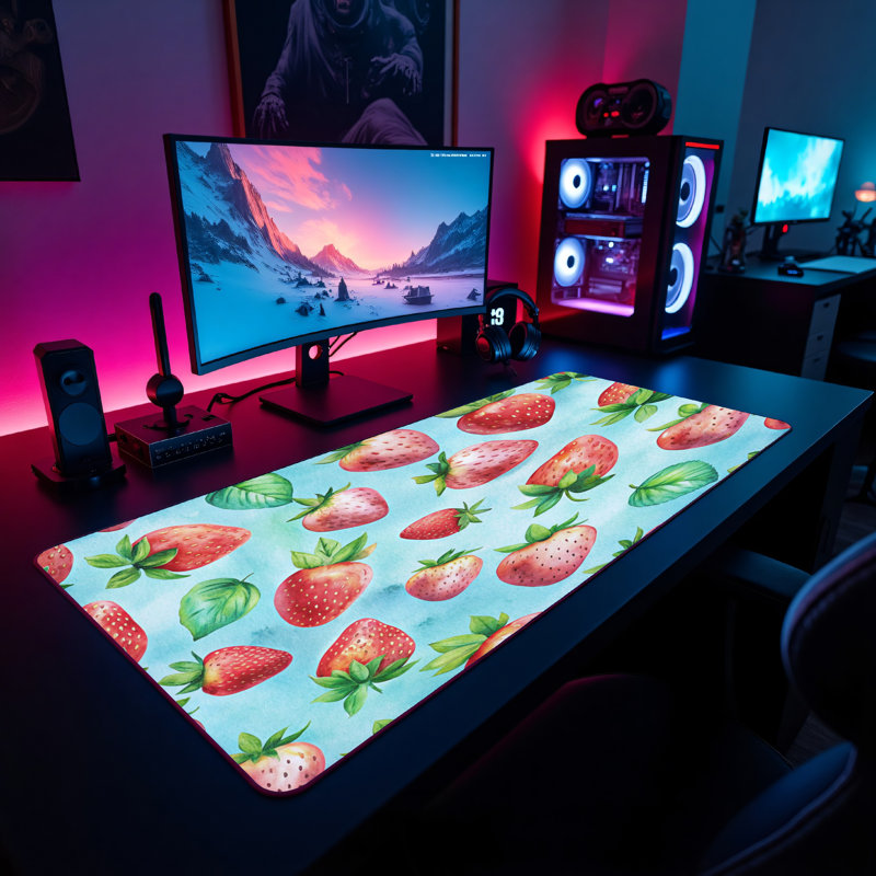 Polyester Desk Pad, 31.5x15.5