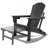 Plastic/Resin Folding and Rocking Adirondack Chair with Ottoman-69548667