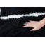Tapis noir à motifs géométriques-1392911449