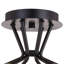 Plafonnier semi-encastré 6 lumières 16,25 po