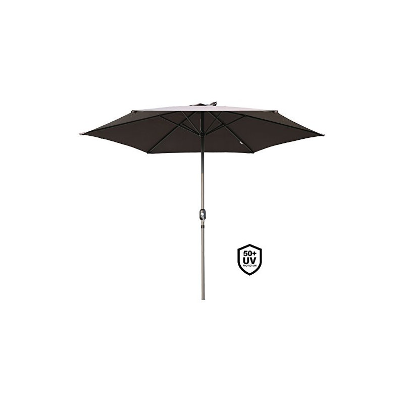 Chagford 300cm Balcony Parasol, Grey