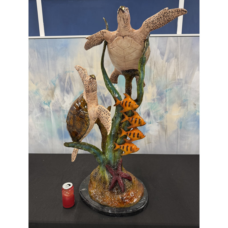 Sculpture en bronze coulé «Treasures of the Tide»