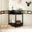 Unique Half Moon Design End Table-1727519325