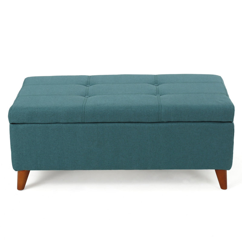 Flip Top Storage Bench, Teal