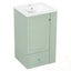 Bathroom Vanity With Sink, Soft-Close Drawer And Open Side Shelves-1932405899
