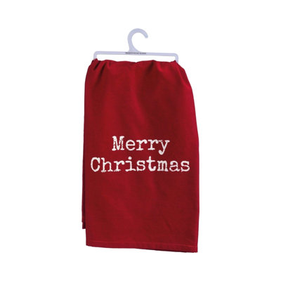  Winter Holiday Dish Towel (Merry Christmas)