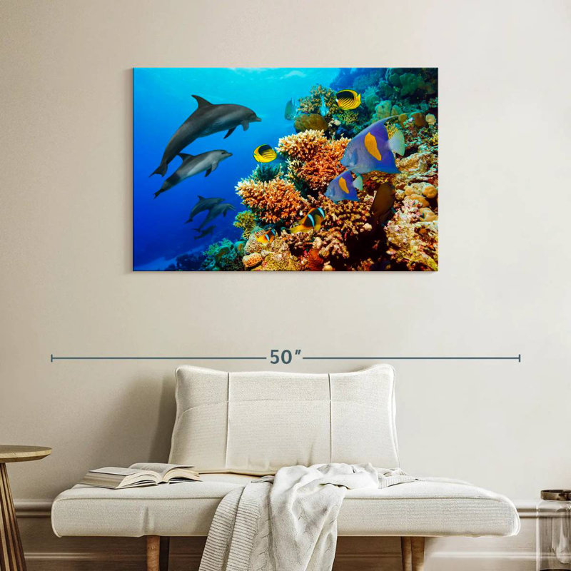 Reef Sea Life, 26" H x 39" W