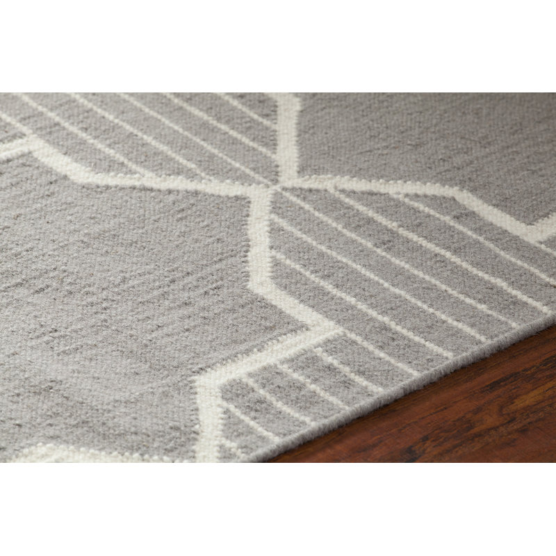 Tapis en laine et en coton à motif géométrique Chevella, 7 pi x 10 po