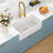 30" L x 18" W Reversible Farmhouse/Apron Kitchen Sink Single Bowl Ceramic Sink
