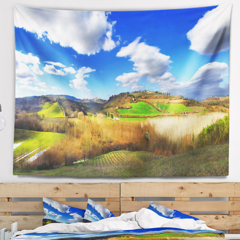 Tapisserie panoramique Schafer Spectacular Toscana, H 50 po x l 60 po