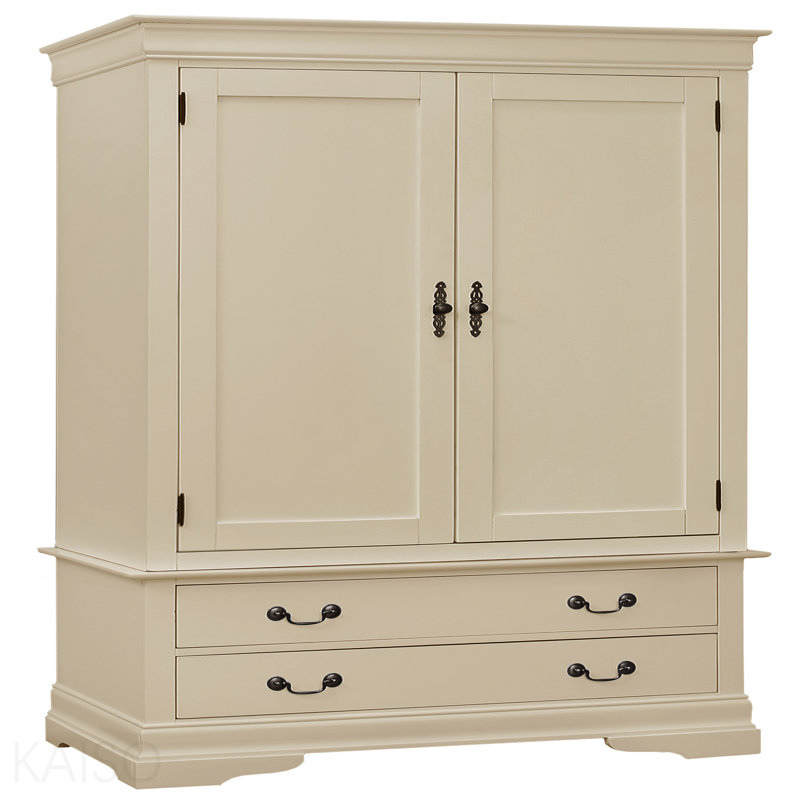 Armoire élégante beige traditionnelle, Beige