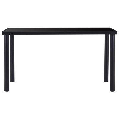 Searcy Glass Top Metal Base Dining Table