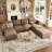 Tymarian Faux Leather Sectional-71007682