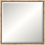Silver Beaded Old World Mirror