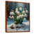 Toile avec cadre flottant brun