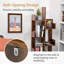 Myhia 145 cm H x 50 cm W Geometric Bookcase-1497078688