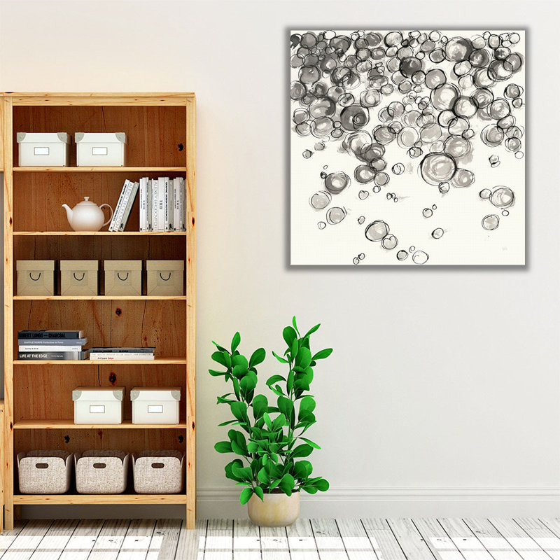 Bulles IV - reproduction d'art sur toile, H 16 po x l 16 po