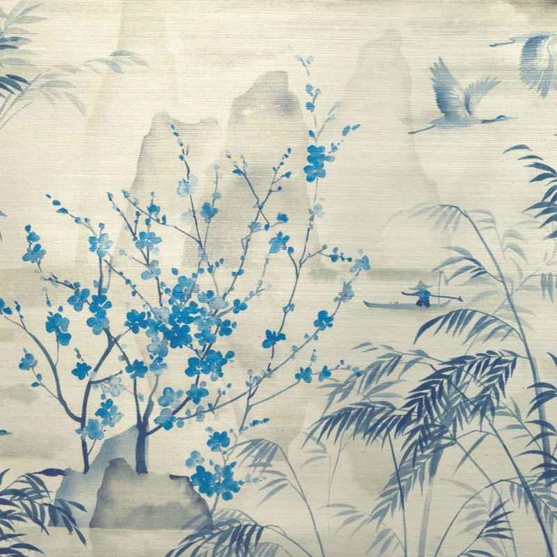 Kravet Design - W4205-619, Blue/White/Dark Blue