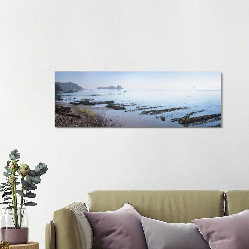 Portsall In Brittany, Panoramic by Philippe Manguin - Wrapped Canvas Panoramic Gallery-Wrapped Canvas Giclée, Wrapped Canvas
