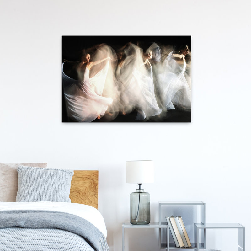«Ethereal Dance Mouvement», impression d'art dramatique abstrait, H 24 po x l 36 po