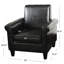 Fauteuil club l 30,25 po Leis-33427276