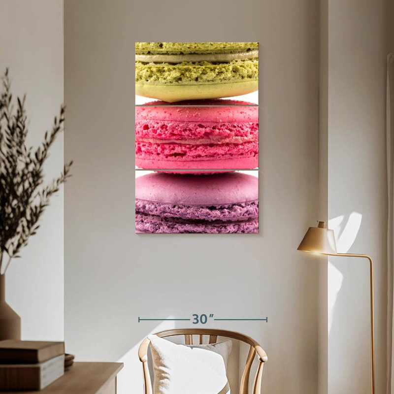 Yarlin Three Macarons, 57" H x 36" W