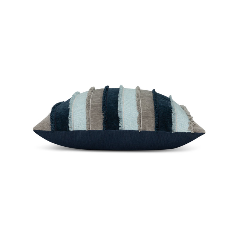 COUTURE CLASSICS Square Indoor/Outdoor Pillow Cover & Insert, Square 20", Indigo