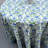 Cobalt Garden Floral Round Tablecloth-137108891