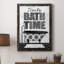 «Bath Time», art textuel sur toile-453051479-453051486